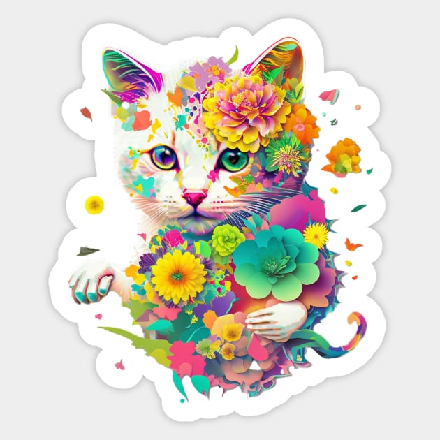 Use KITTEN FROM FLOWERS To Make Someone Fall In Love With You Sticker by HappysSpace